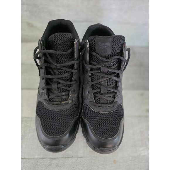 Reebok Sublite Mens Black Work Boots Memory Tech Massage Insole Size 10.5 - Picture 2 of 7